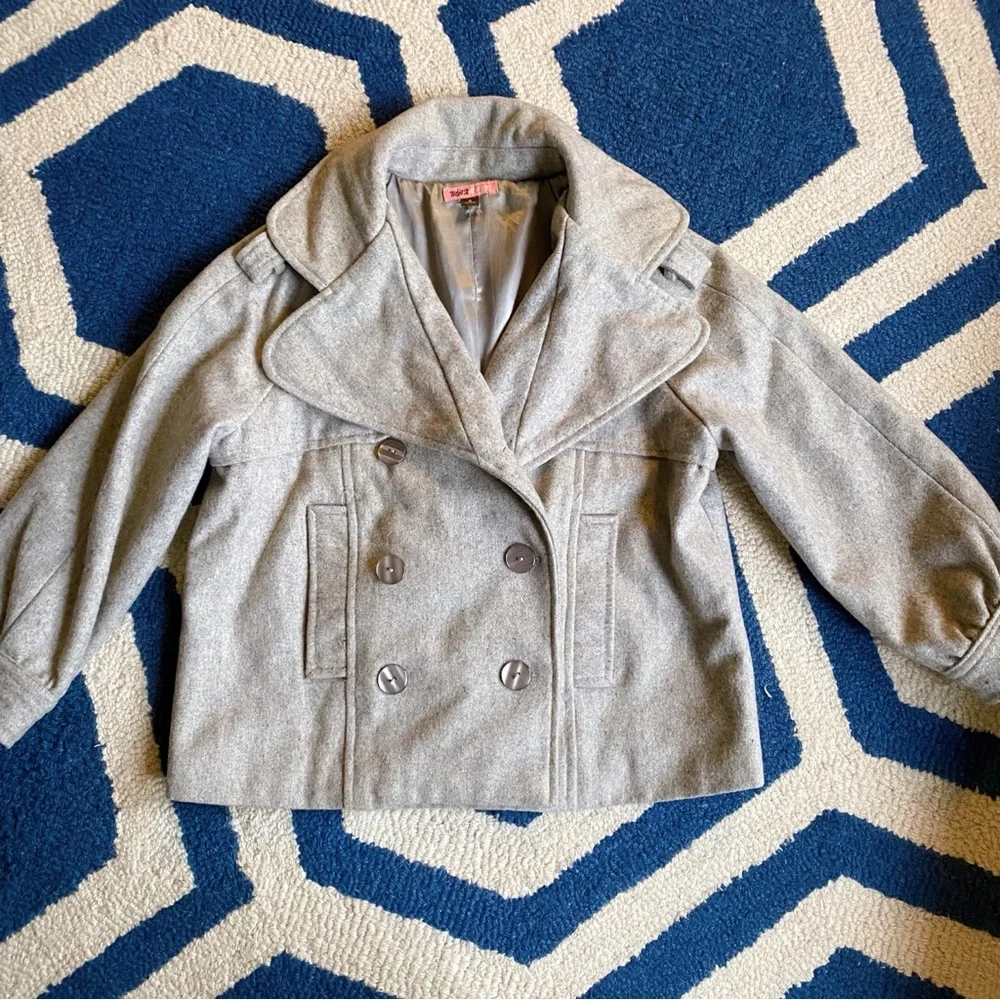🍂 MAX RAVE GREY WOOL BLEND CROPPED JACKET!